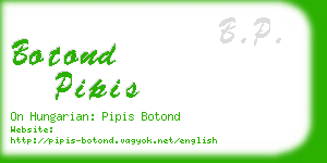 botond pipis business card